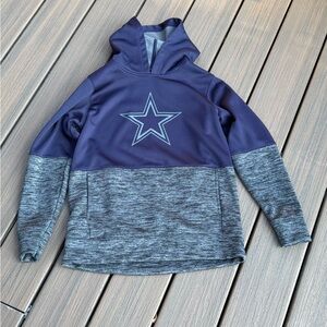 NFL Dallas Cowboys Kids Hoodie - Blue and Gray Star Design
